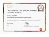OCI 2025 AI Foundations Associate certificate