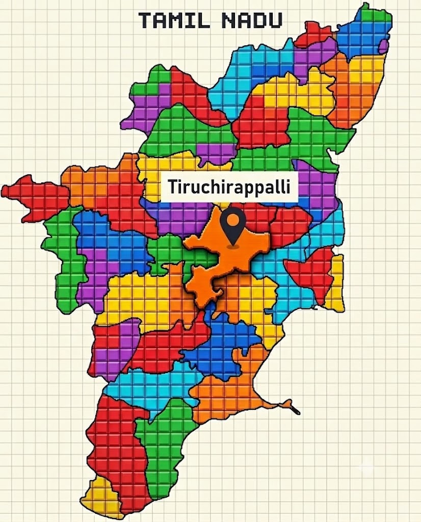 My Location map: Chennai, India